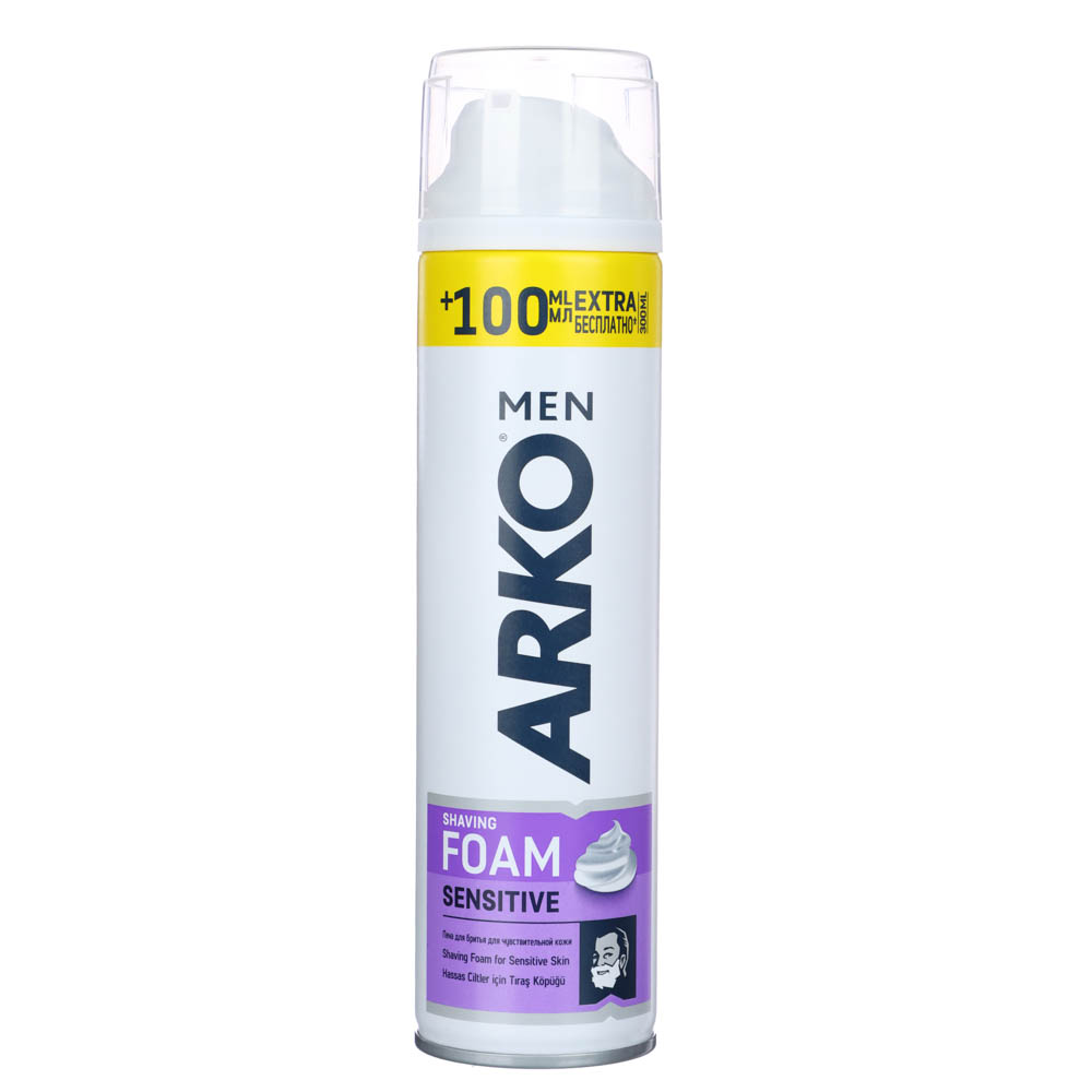 

Пена для бритья Arko Men Sensitive Shaving Foam 200 мл
