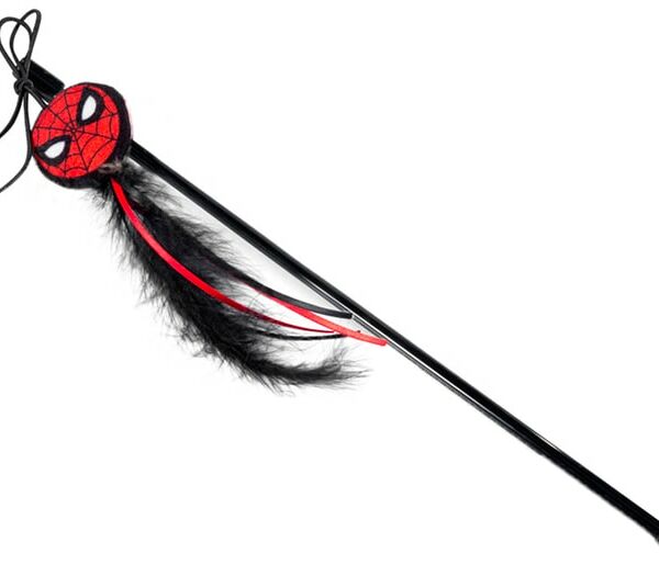 Игрушка для кошек Triol Marvel Удочка-дразнилка Человек-паук 17*45см