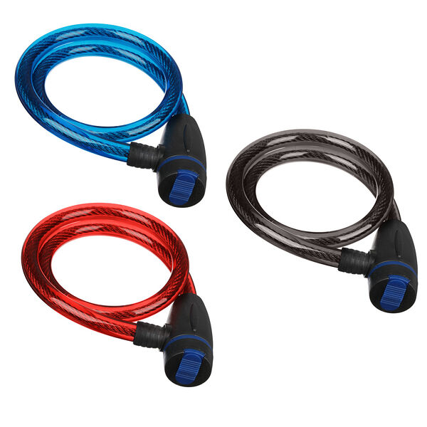 Vetta замок велосипедный противоугонный тросовый 11,5x680мм, металл, пластик, 3 цвета,187