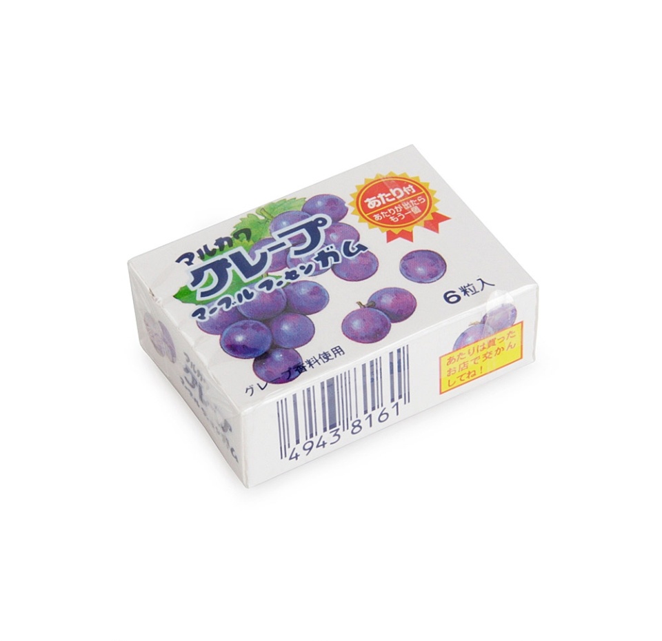 

Жевательная резинка Marukawa Винограда шары 6 шт 8 г