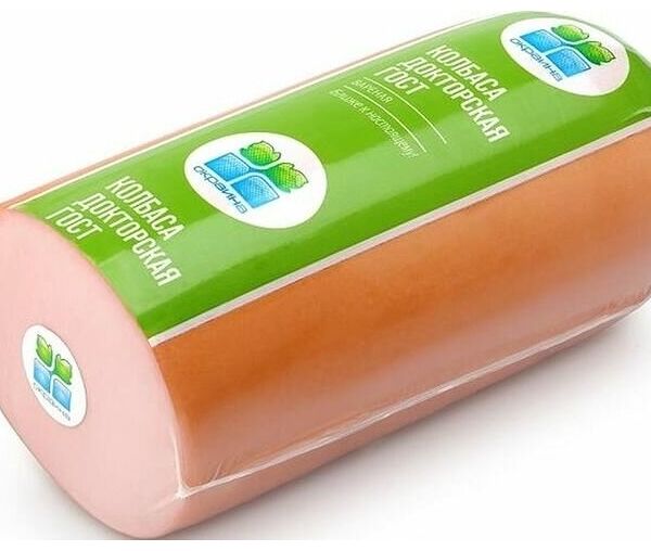 Колбаса вареная Окраина Докторская ГОСТ