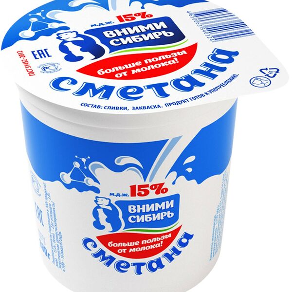 Вними-сибирь Сметана 15%