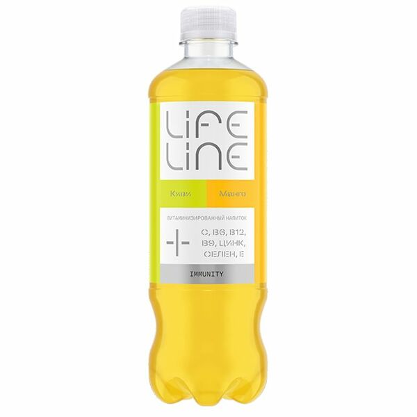 Напиток негазированный Lifeline Immunity со вкусом манго и киви Фонте Аква 0.5 л пэт Россия