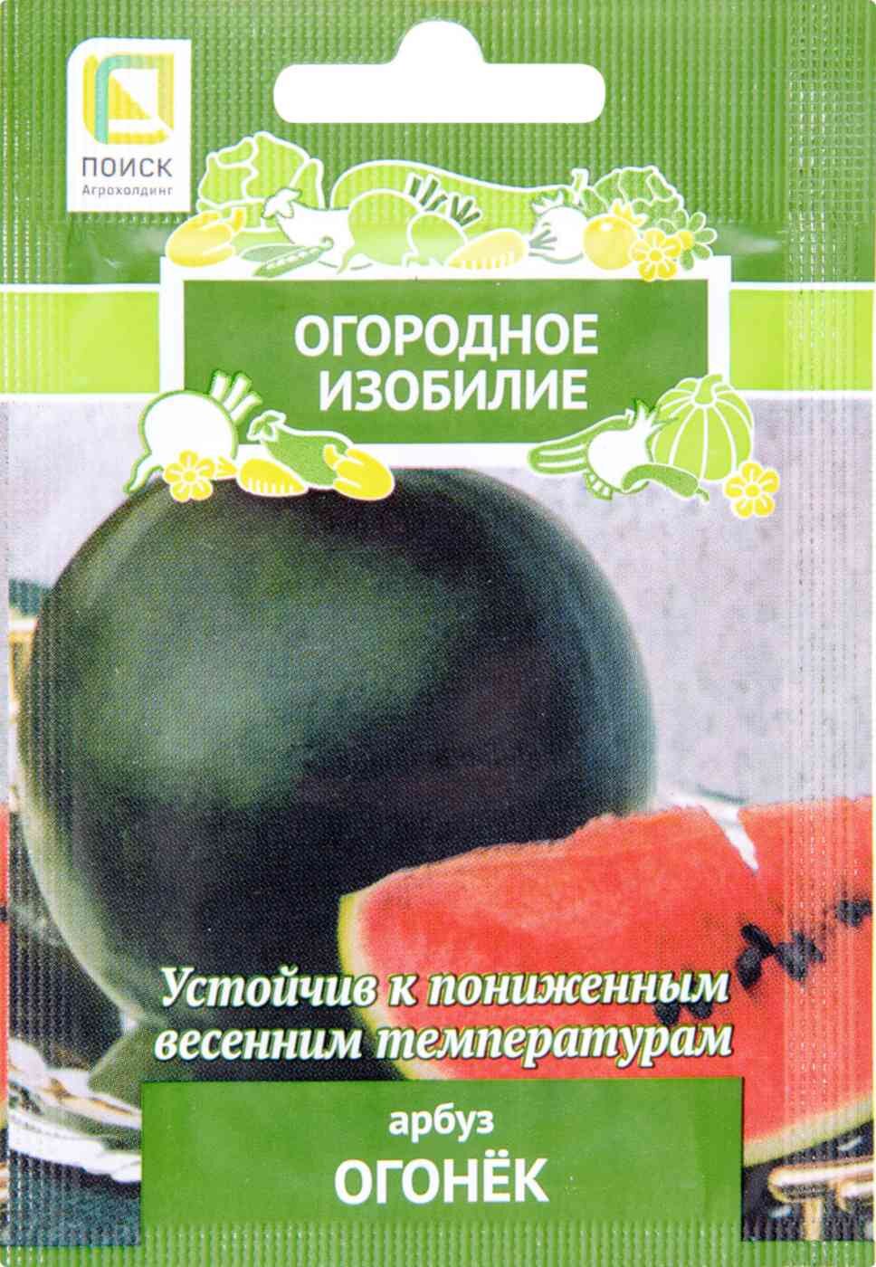 

Семена Поиск Огородное изобилие Арбуз Огонек, 1 г