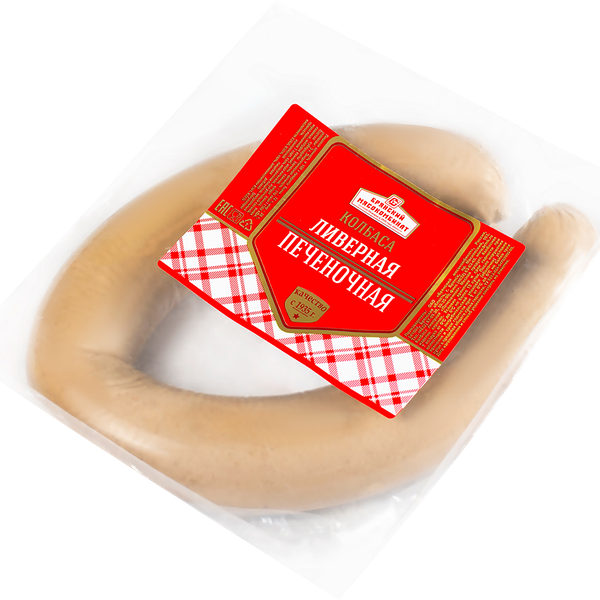 Колбаса БМК Печеночная ливерная вар газ/уп вес 