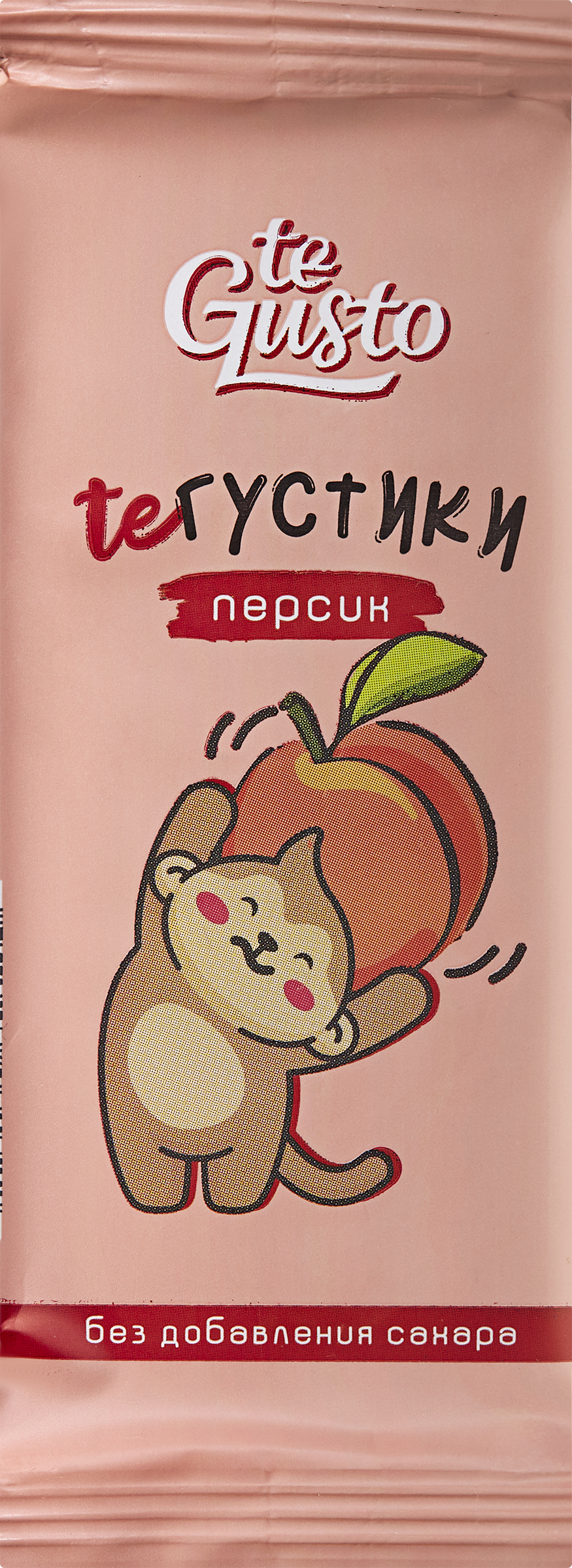 

Пастила TE GUSTO teГустики Персик, без сахара, 30г