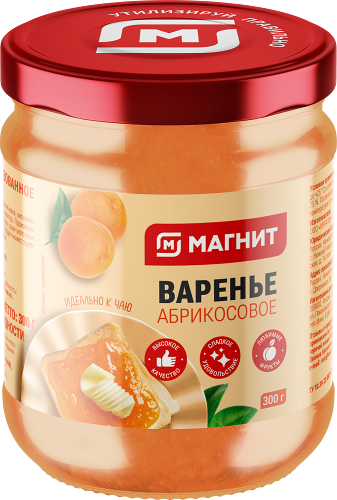 Варенье Магнит абрикосовое 300 г