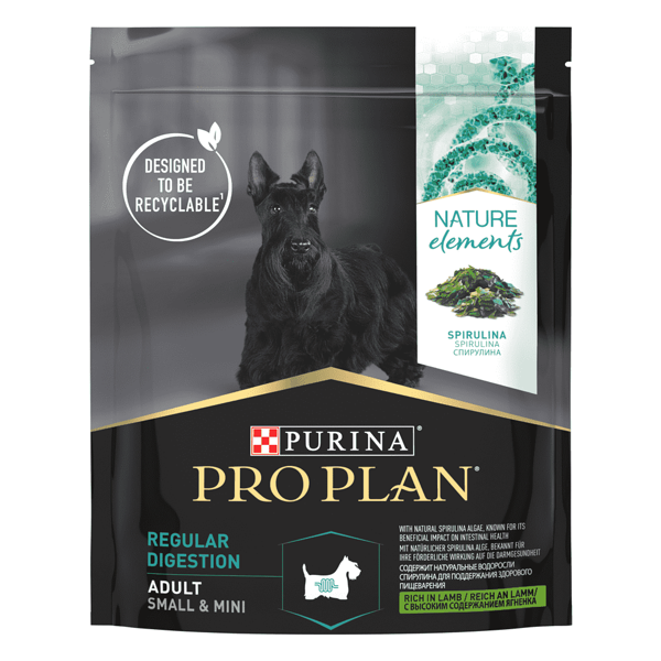 Корм сухой для взрослых собак PURINA PRO PLAN Nature Elements с ягненком, для мелких и карликовых пород 700гр