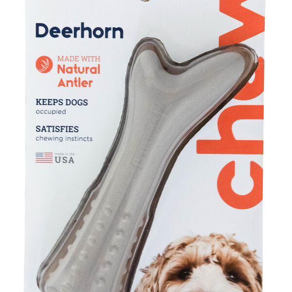 Игрушка для собак Petstages Deerhorn с оленьими рогами средняя 16 см