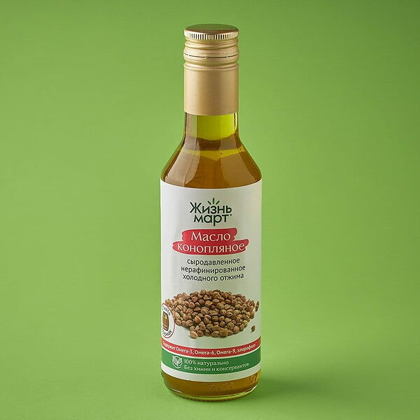 Масло конопляное сыродавленное