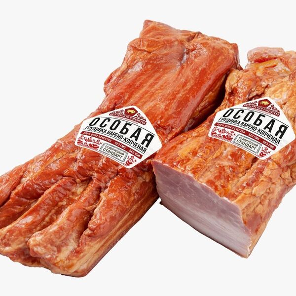 Грудинка Особая  варено-копченая