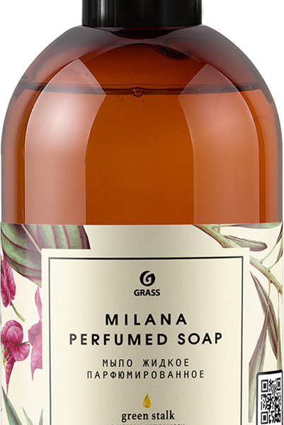 Жидкое мыло Grass Milana Green stalk парфюмированное, 300мл