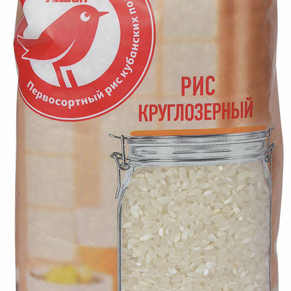 Рис круглозерный АШАН Красная птица