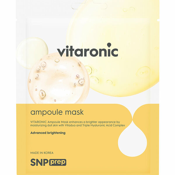 Маска тканевая SNP Prep Vitaronic для сияния кожи, 25 мл