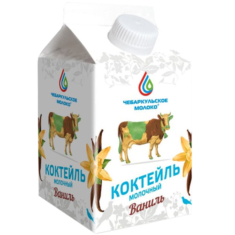 

Коктейль молочный Чебаркульское молоко Ваниль 3.2% 500 г