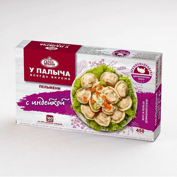 Пельмени с индейкой 450г