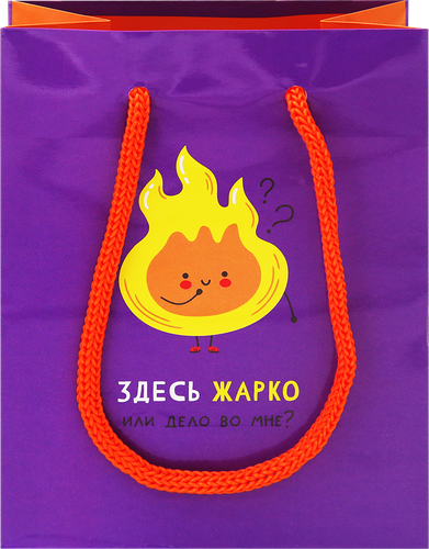 Пакет подарочный Meshu 11х14х6,5см, ламинированный, в ассортименте