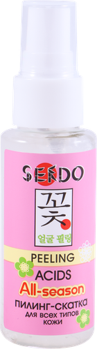 

Пилинг-скатка для лица SENDO c Aha-кислотами, азелаиновая и молочные кислоты, 50мл