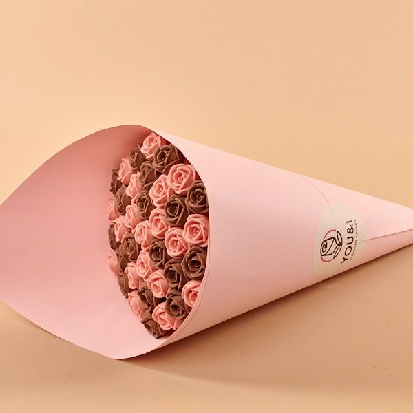 37 шоколадных роз в букете you&i (РМ_р)