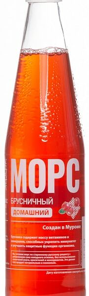 Морс Домашние рецепты брусничный 0.5л