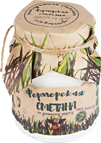 

Сметана ТМ ФЕРМЕРСКОЕ 20%, без змж, 250г