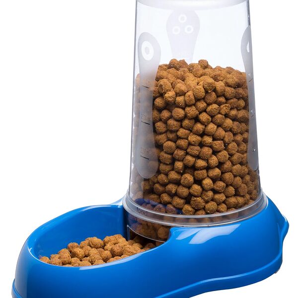 Ферпласт Механическая пластиковая кормушка AZIMUT 3000 для воды и сухогокорма для кошек и собак