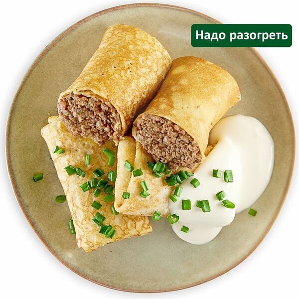 Блины с мясом Шеф Перекрёсток, 210г