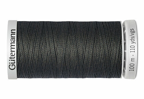 724033 Нить Extra Strong M 782 суперкрепкая, 100м, 100% п/э Gutermann(036 серый)