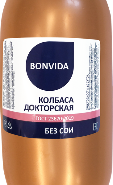 Колбаса BONVIDA Докторская п/а ГОСТ вес 
