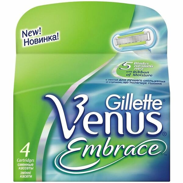 Кассеты для бритья Venus Embrace, 4шт