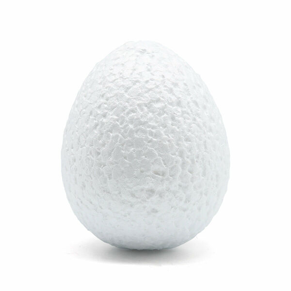 Заготовка для декорирования из пенопласта 'Яйцо', h 70мм, d 55мм, ,шт