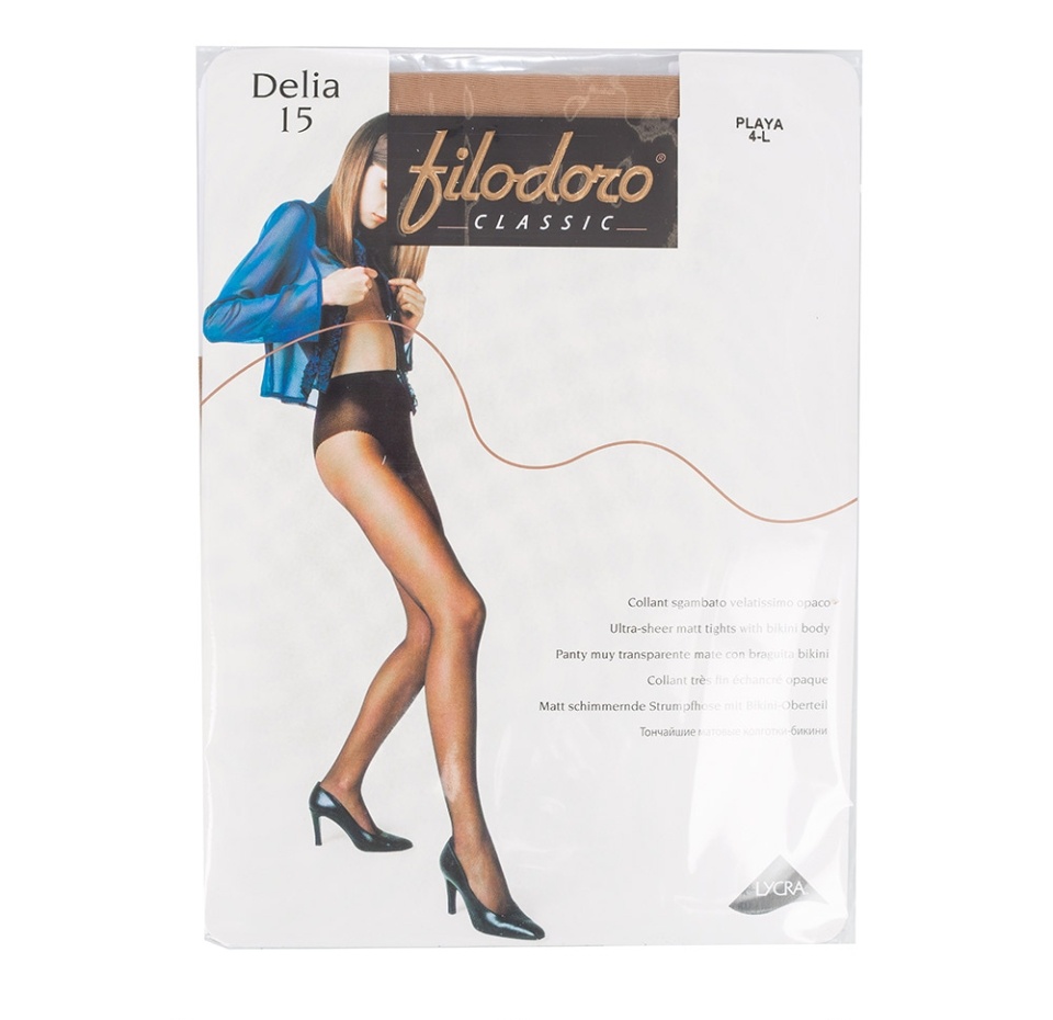 

Колготки Filodoro Classic Delia светлые, 15 den, размер 4