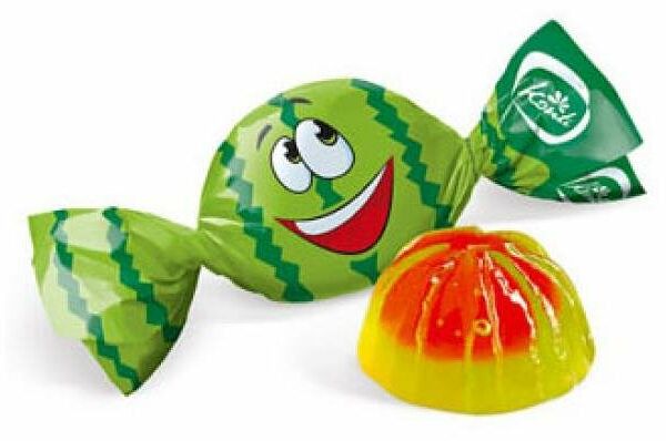 Конфеты Живинка со вкусом Арбуз ТМ Konti (Конти) 