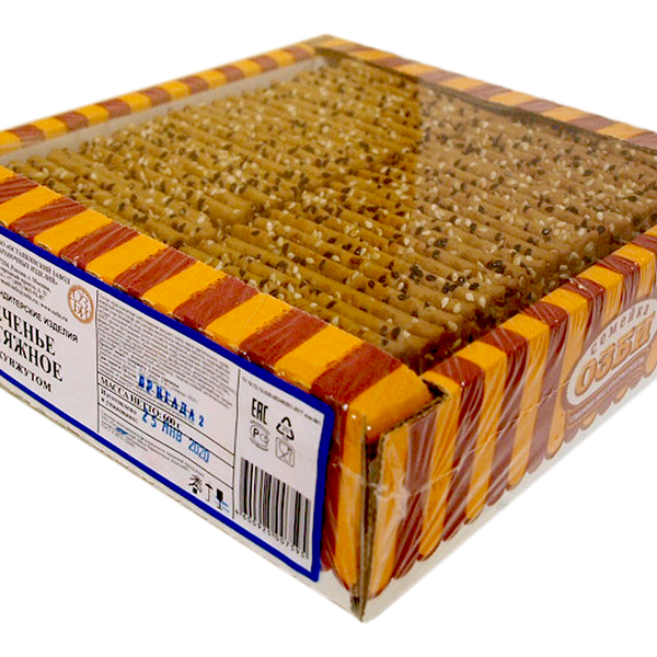 Печенье затяжное с кунжутом ТМ Семейка Озби