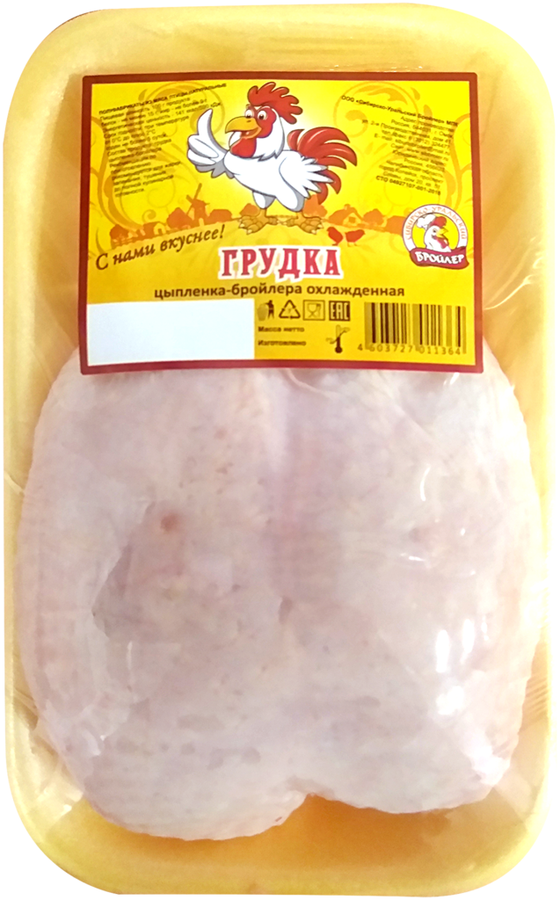 

Грудка куриная СИБИРСКО-УРАЛЬСКИЙ БРОЙЛЕР охл. подложка вес