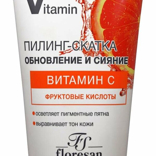 Пилинг-скатка Floresan Vitamin C обновление и сияние