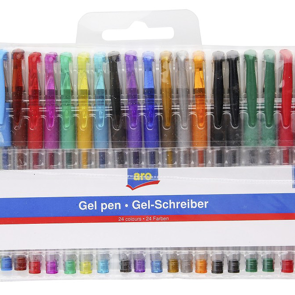 Ручки гелевые 24 цвета ТМ Aro (Аро)