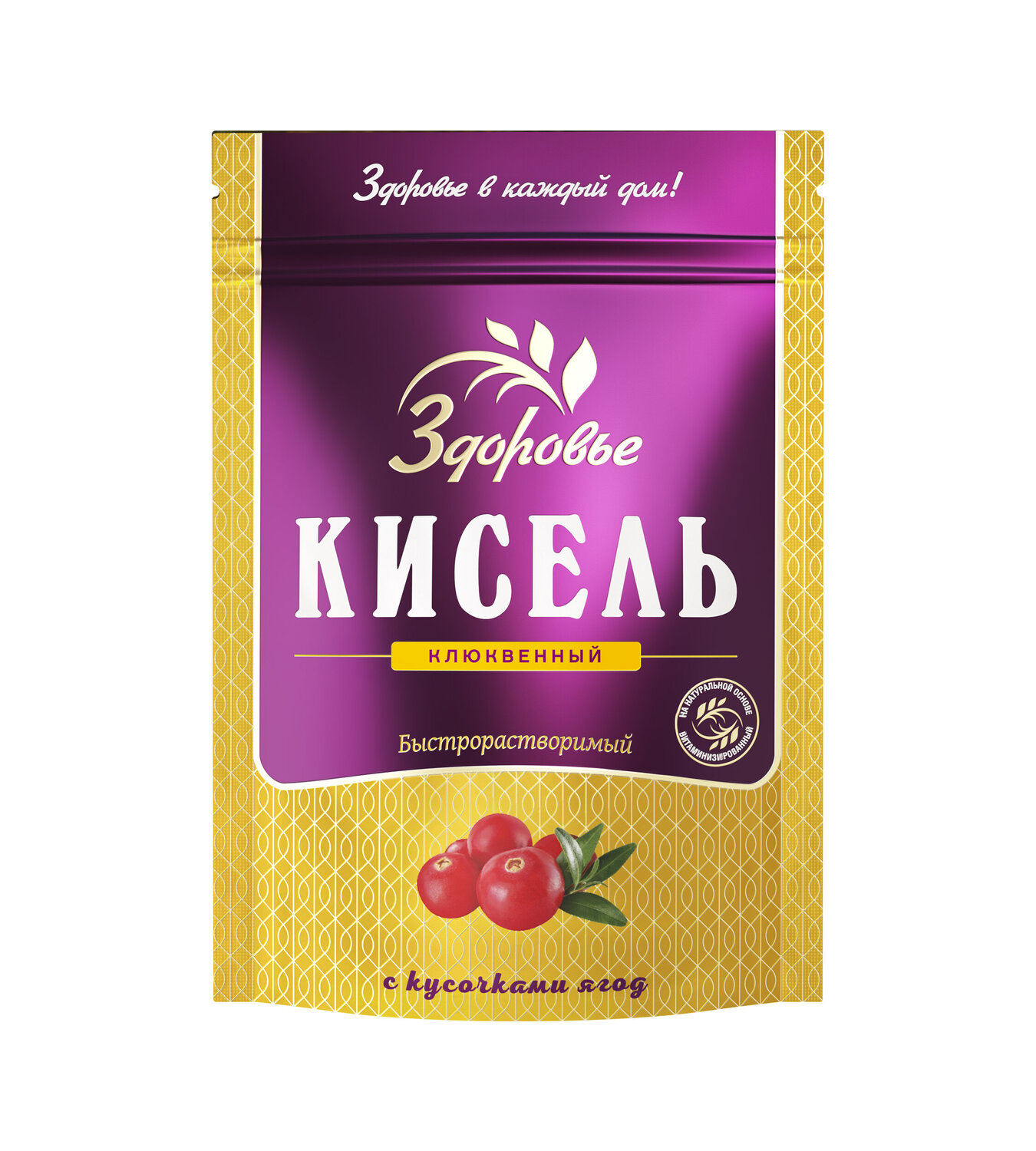 

Кисель Здоровье Клюквенный 150 г
