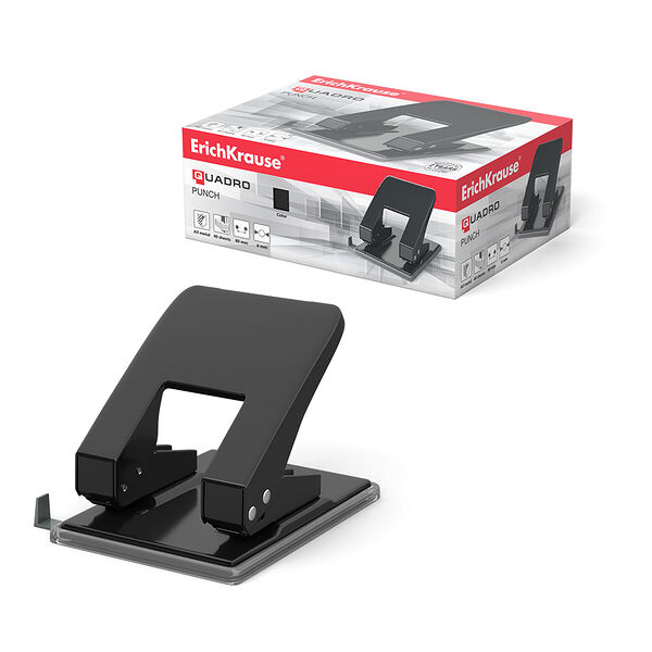 Дырокол Erich Krause Quadro на 40 листов