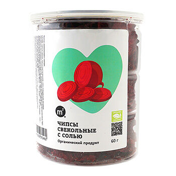 Чипсы М2 Свекольные с солью, 80г