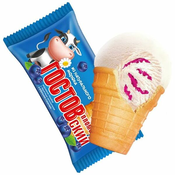 Мороженое Гостовский джем черничный