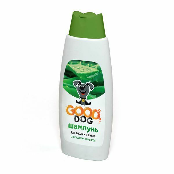 Шампунь Good Dog с экстрактом алоэ вера для собак и щенков 250 мл
