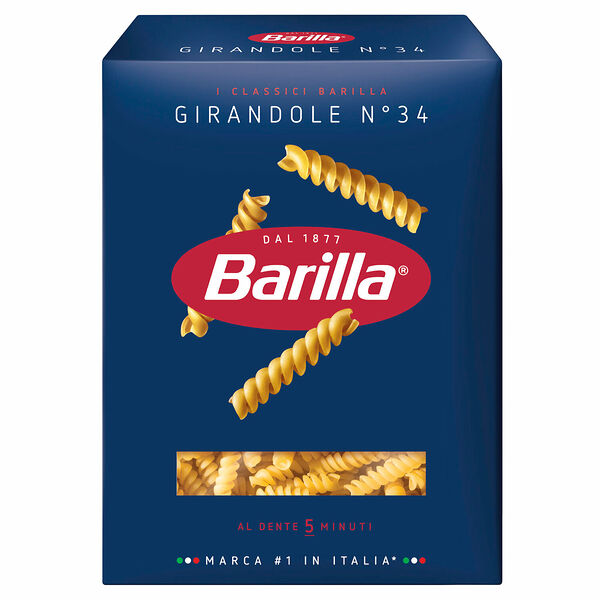 Макаронные изделия Barilla Girandole n.34, из твёрдых сортов пшеницы