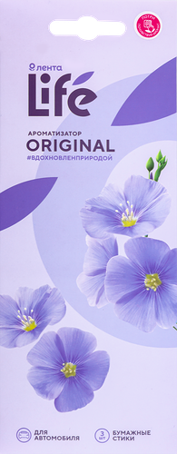 Ароматизатор автомобильный Лента Life Original, подвесной, Арт. 10358