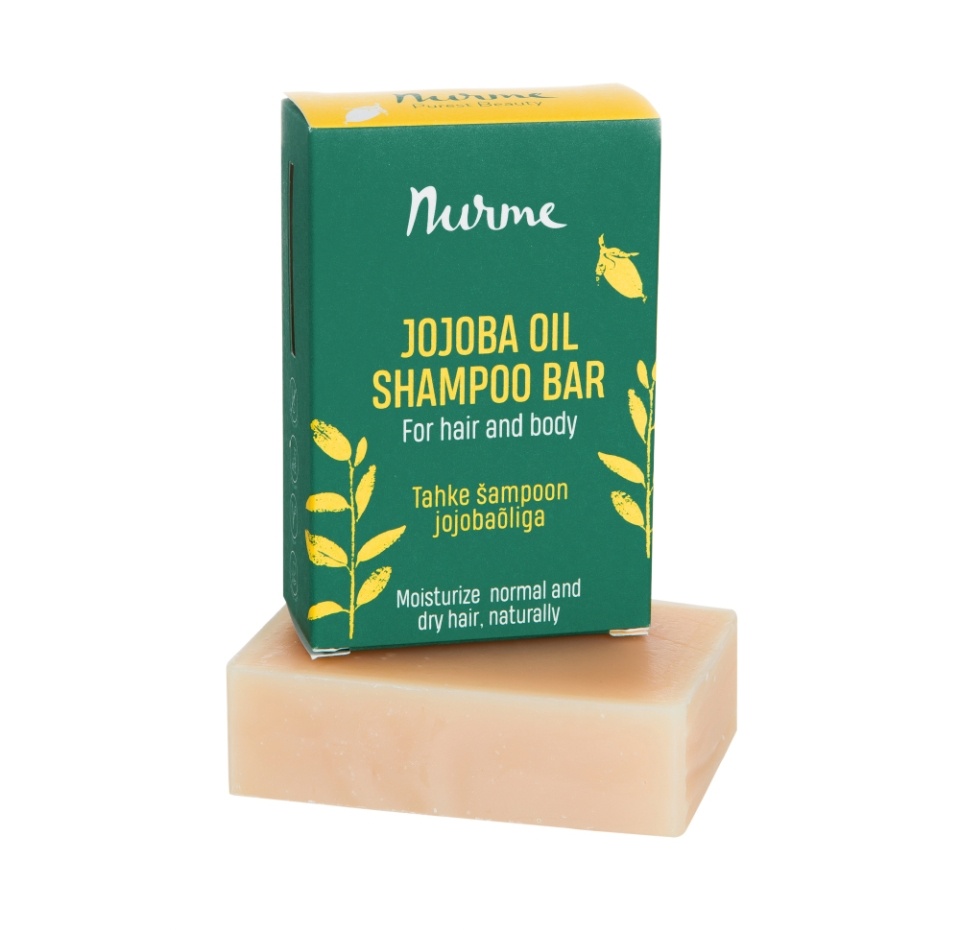 

Натуральный твердый шампунь Nurme с маслом Жожоба Jojoba Oil Shampoo Bar 100 г