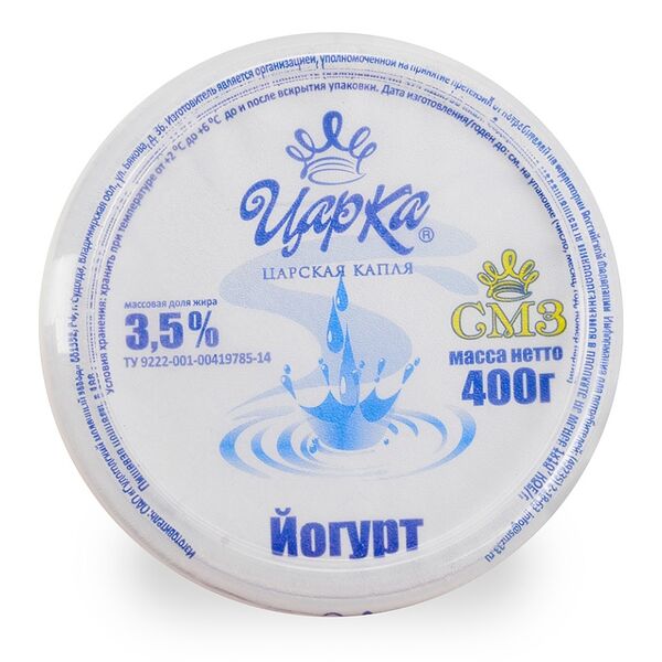 Йогурт Царка вишня 3.5% 400 г