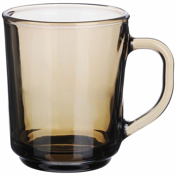 Кружка дымчатое стекло 250мл