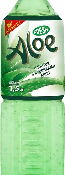 Напиток Fresh Aloe с кусочками алоэ негазированный 1.5л