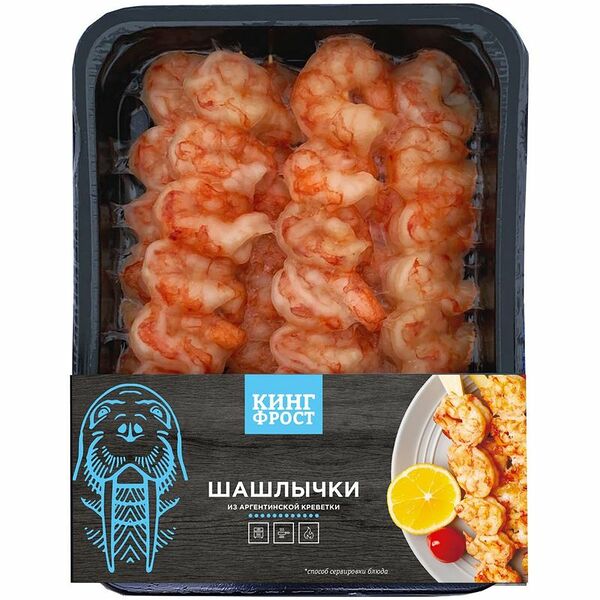 Шашлык Кинг Фрост из креветок, 400г