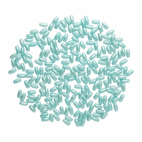 4AR293/294 Бусины жемчуг, пластик 3*6мм, 15гр/упак, Astra&Craft(J517 голубой)